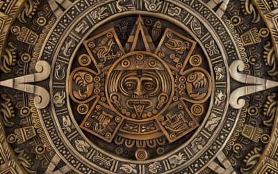 Mural of the Aztec people