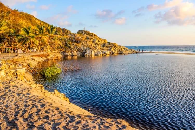 As praias de Oaxaca
