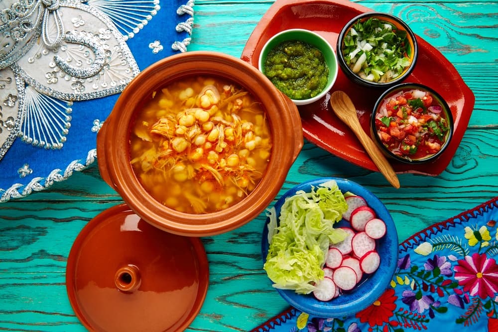 receta típica gastronomía  mexicana