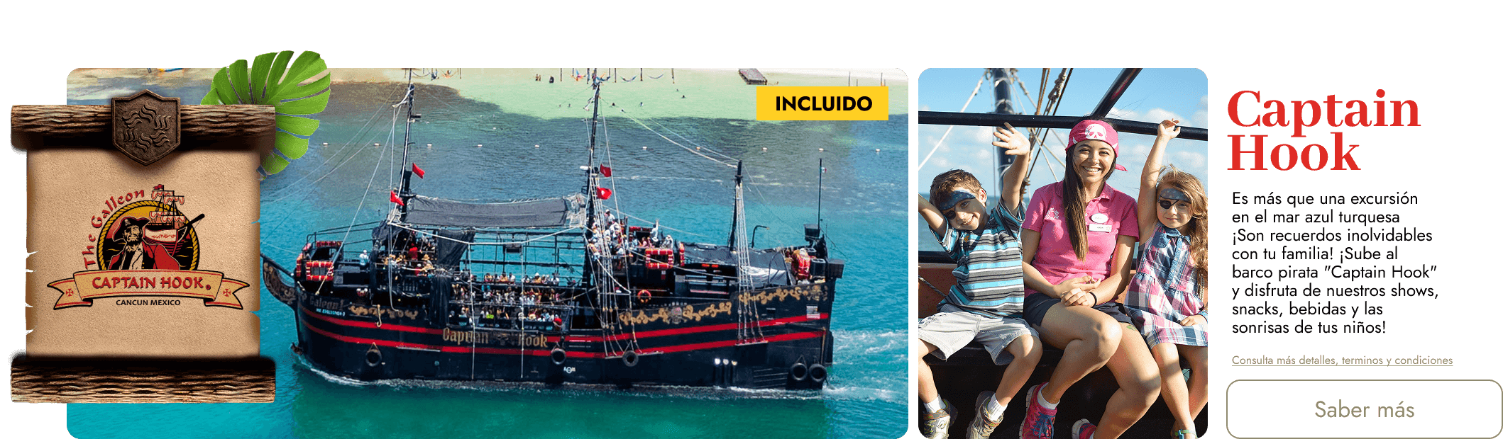 Captain Hook Attraction Included