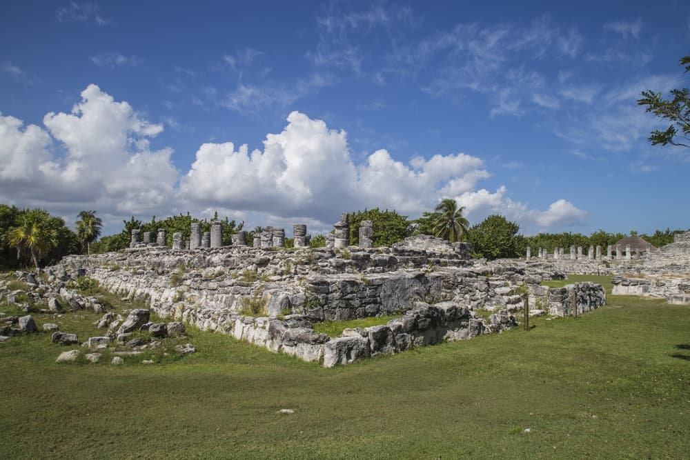 Panoramic view of El Rey archaeological site