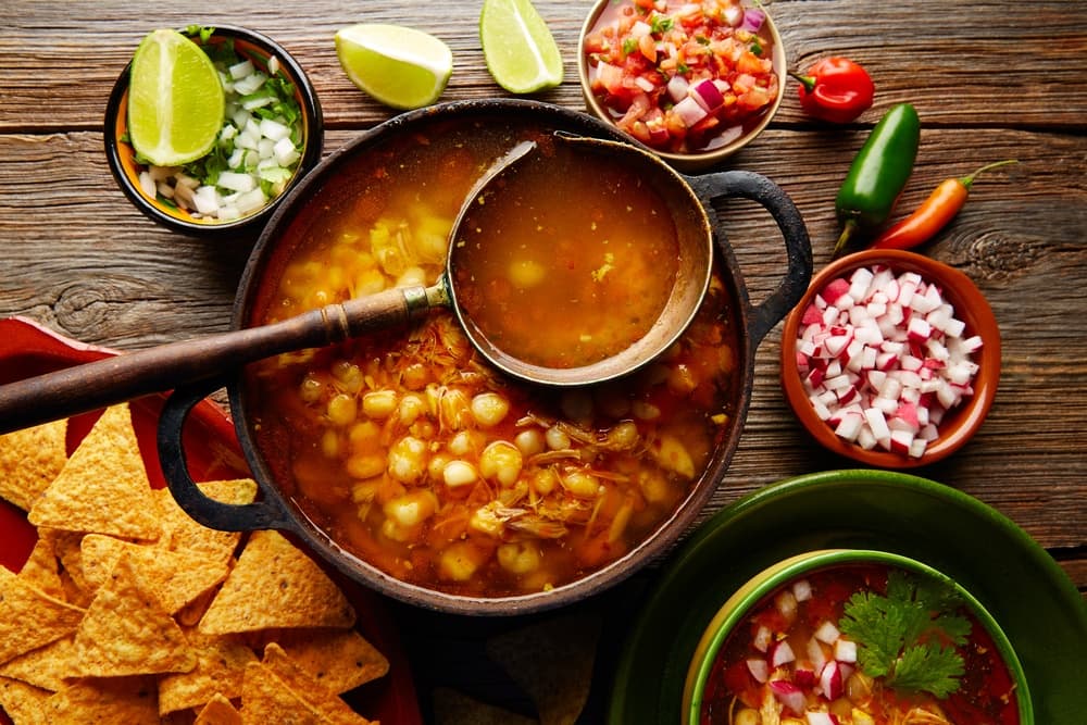 Traditional Mexican pozole